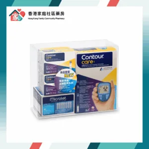 Contour Care 血糖機套裝（100試紙 + 100針）（香港行貨）