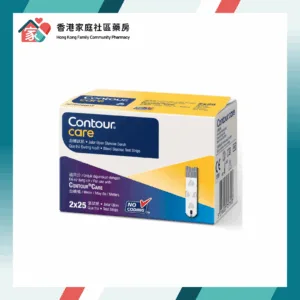Contour Care 血糖試紙 50張（2x25片装）（香港行貨）