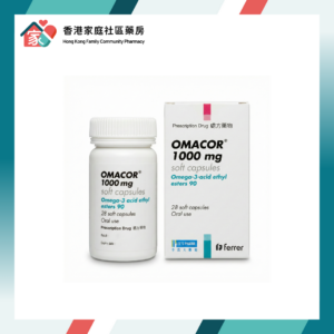 Omacor (Omega-3-Acid Ethyl Esters 90) 1000mg Capsule