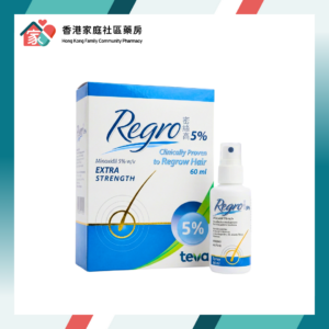 Regro 5% Lotion（Minoxidil）密絲高 生髮水 60ml Regaine 倍健生髮劑相同有效成份